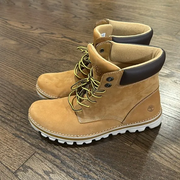 Timberland Ortholite lightweight Women's Brookton Lace-Up Leather Boots 9