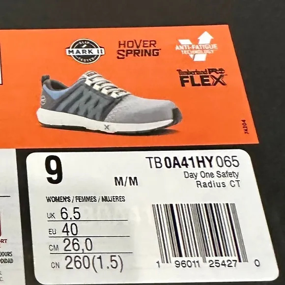 👽Timberland PRO Day One Safety Radius Sneakers Shoes - Size 9 - NWOT👽