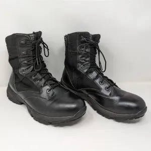 Timberland PRO Valor Duty 8&quot; Side Zip Black Tactical Boots Men's 11 M EMS 92639