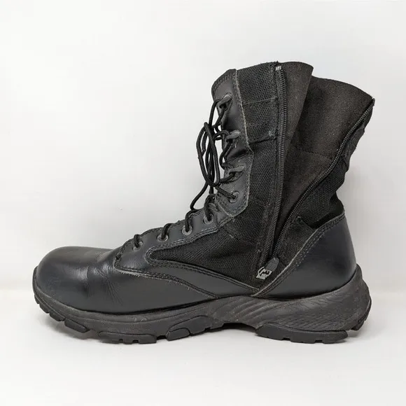 Timberland PRO Valor Duty 8&quot; Side Zip Black Tactical Boots Men's 11 M EMS 92639