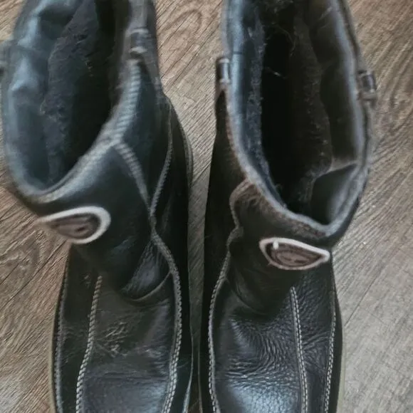 Timberland snow boots Black Leather Boots