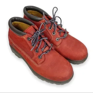 Timberland Waterproof Red Hiking Boots Size 5.5M