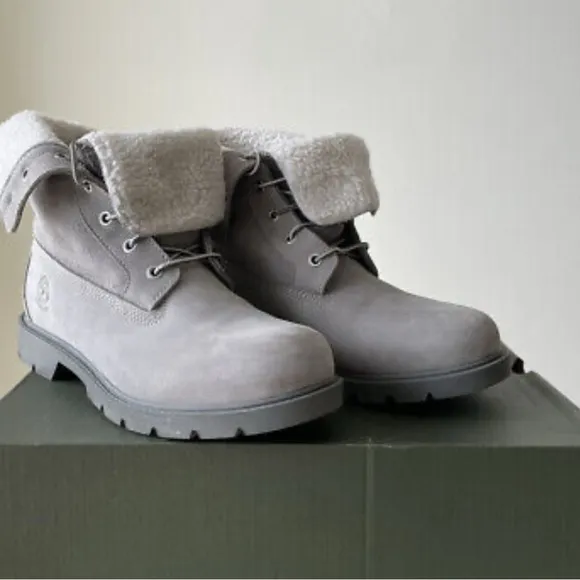 Timberland Women's Gray Lace-Up Boots