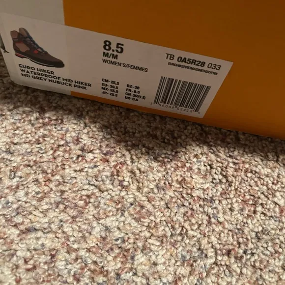 Timberland women’s  Pink and Gray Hiking Boots