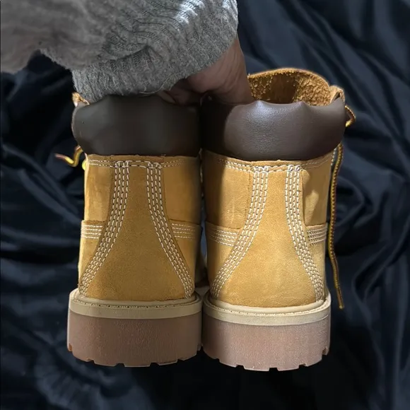 Timberland Yellow and Brown Boots