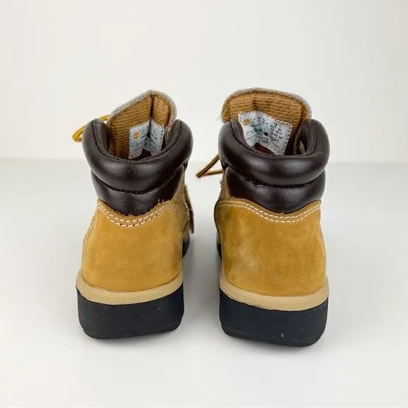 Timberland Field Boots Wheat Nubuck Lace Up Boots Toddler 9