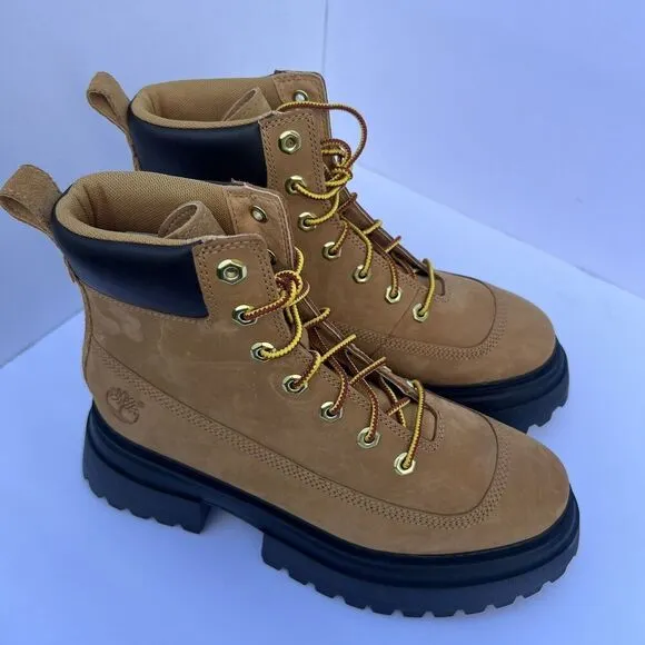 Timberland Sky Boots Women's 6&quot; Lace Up Waterproof Ankle Boots Arch Support 8.5