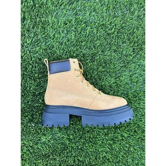 Timberland Sky Boots Women's 6&quot; Lace Up Waterproof Ankle Boots Arch Support 8.5