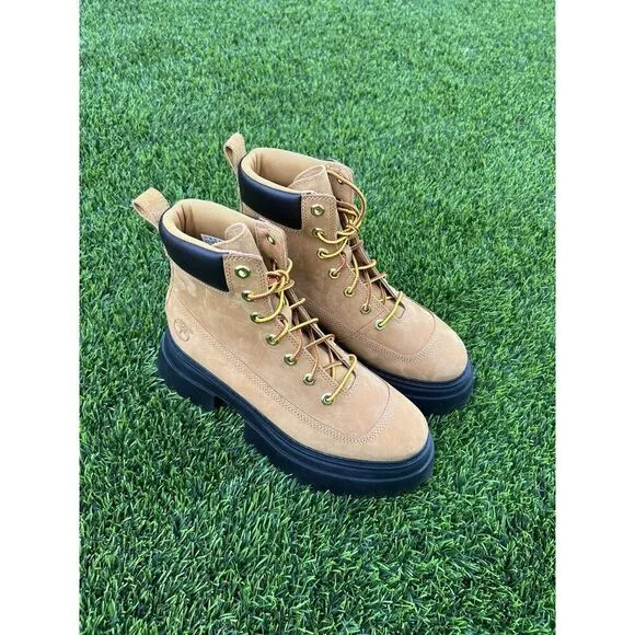Timberland Sky Boots Women's 6&quot; Lace Up Waterproof Ankle Boots Arch Support 8.5