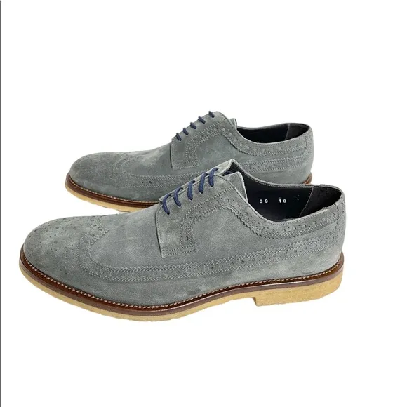 To Boot New York Adam Derrick Bergen stone softy suede leather Oxford shoes