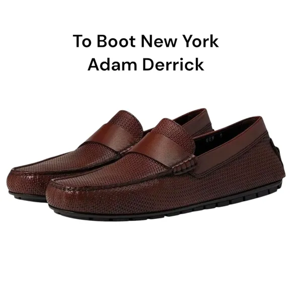 To Boot  | NIB Men's Leather Magnus Driver  Loafers Slip-On Shoes | Brown | Sz 7