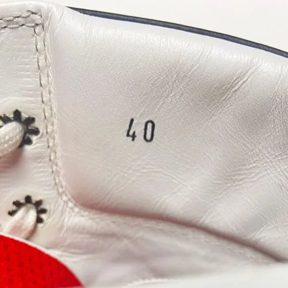 Tod's for Ferrari Women's White Leather Lace-up Racing Boots EU 40 / US 10 Italy