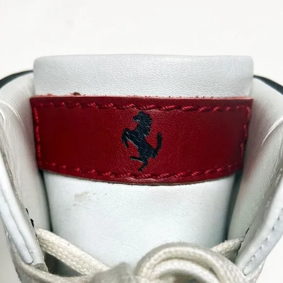 Tod's for Ferrari Women's White Leather Lace-up Racing Boots EU 40 / US 10 Italy