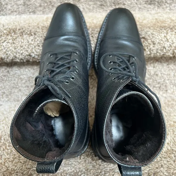Tom Ford Black Leather Men's Boots