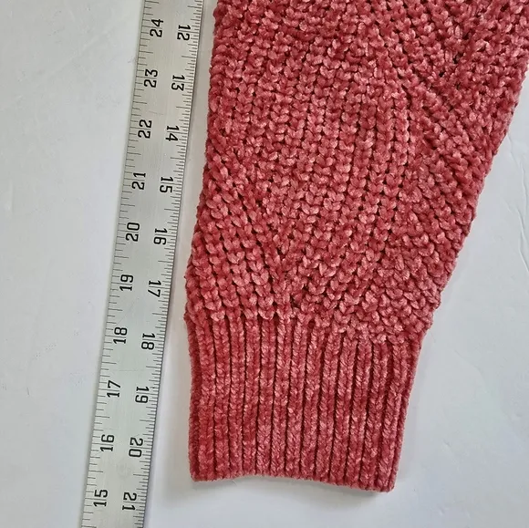 Tommy Bahama Island Luna Chenille Shell Stitch Boat-Neck Sweater in Calypso Pink