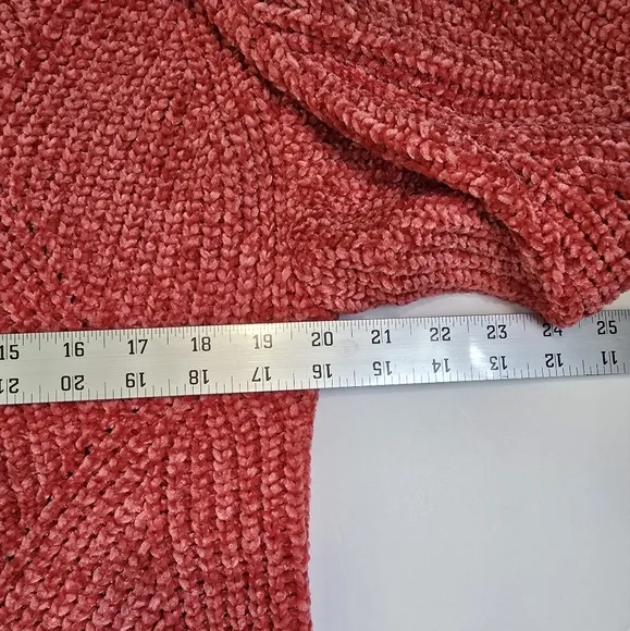 Tommy Bahama Island Luna Chenille Shell Stitch Boat-Neck Sweater in Calypso Pink