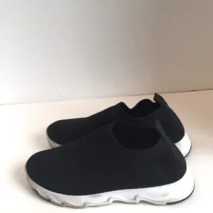 Tommy Bahama Womens Shoes Sneaker 8.5 Black Mesh Stretch Sock Memory Foam
