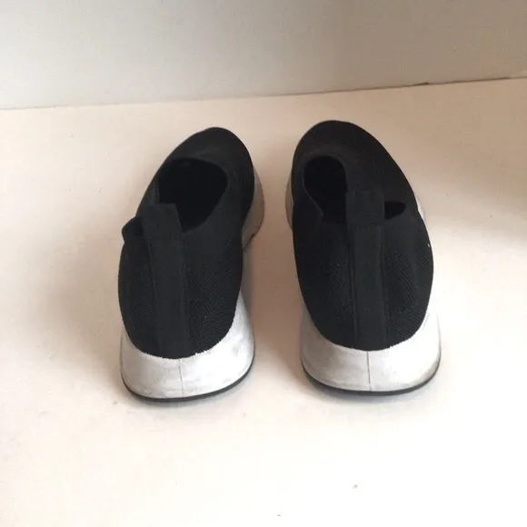 Tommy Bahama Womens Shoes Sneaker 8.5 Black Mesh Stretch Sock Memory Foam