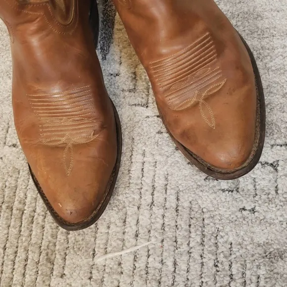 Tony Lama Brown men's Cowboy boots sz 8D