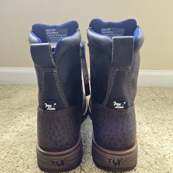 Tony Lama High Plains 8&quot; Work Boots Mens 8.5D Composite Toe