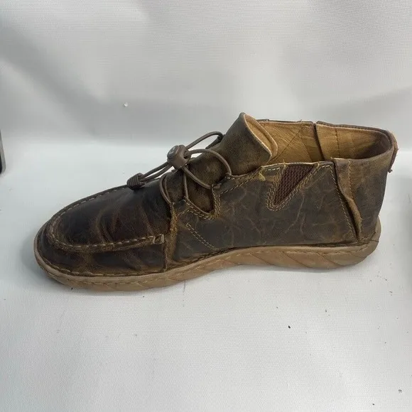 Tony Lama TLC505 Estancia Men's Brown‎ Leather Lace Up Chukka Boots - Size 12