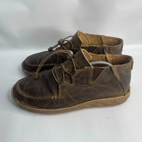 Tony Lama TLC505 Estancia Men's Brown‎ Leather Lace Up Chukka Boots - Size 12