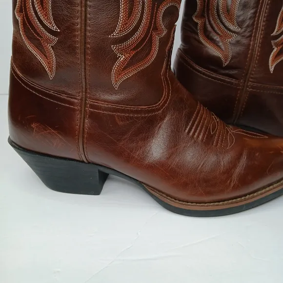 Tony Lama Womens Leather Boots Size 8B Oil Resisting