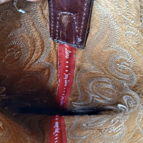 Tony Lama Womens Leather Boots Size 8B Oil Resisting