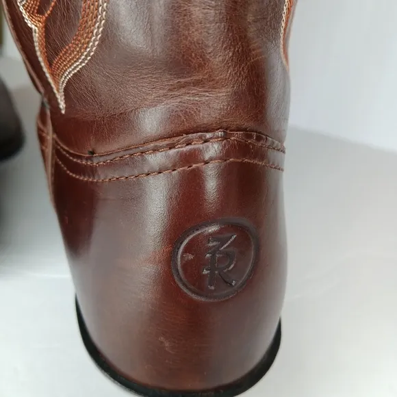 Tony Lama Womens Leather Boots Size 8B Oil Resisting