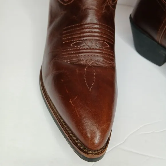 Tony Lama Womens Leather Boots Size 8B Oil Resisting