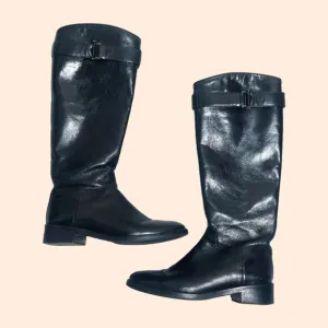 Tory Burch Black Leather Boots