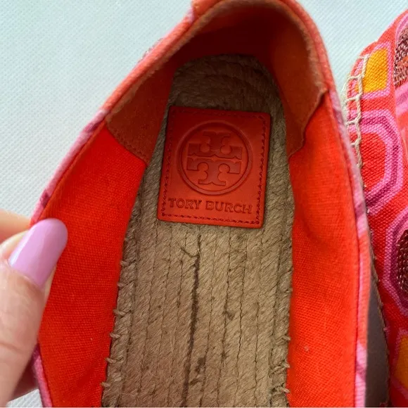 Tory Burch Cecily Embellished Espadrille Slip On Shoes