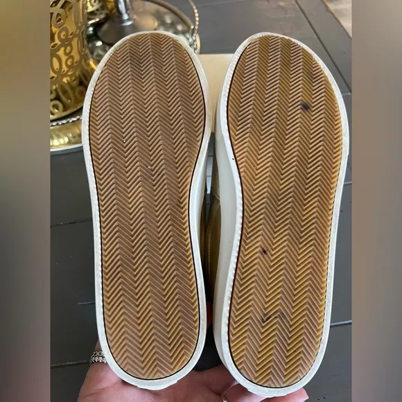 Tory Burch Gold Slip-On Women's Shoes Size 7