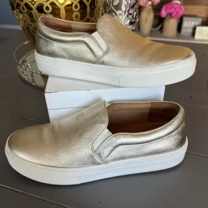 Tory Burch Gold Slip-On Women's Shoes Size 7