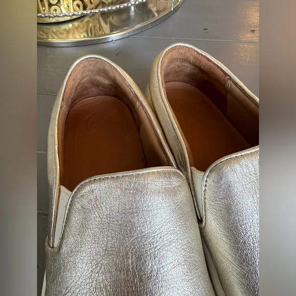 Tory Burch Gold Slip-On Women's Shoes Size 7