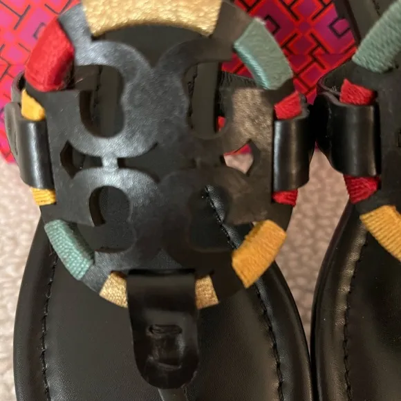 Tory Burch Miller Embroidered Sandals