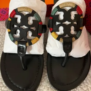 Tory Burch Miller Embroidered Sandals