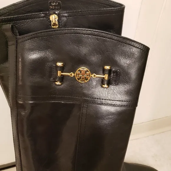 Tory Burch Women's Size 10 Nadine Elegant Black Riding Boots