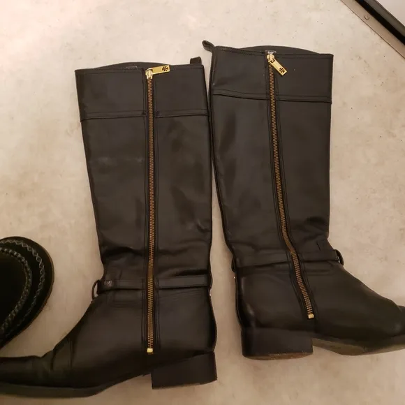 Tory Burch Women's Size 10 Nadine Elegant Black Riding Boots