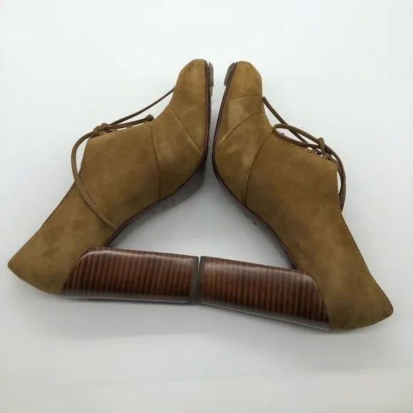 Tory Burch Stella Solid Oxford Leather Suede
