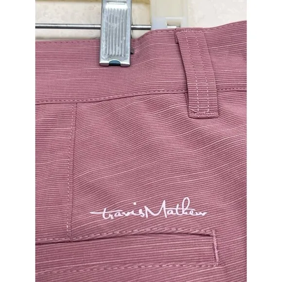 Travis Mathew Shorts Mens Size 36 Golf On A Boat Pockets Stretch