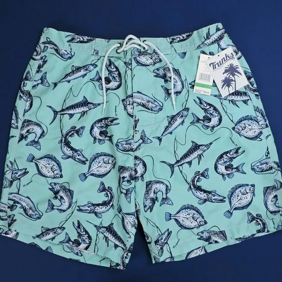 Trunks Surf and Swim Co. Men’s Bathing Suit Fish XL NWT