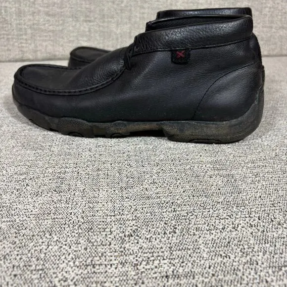 Twisted X Chukka Boots Comfort Casual Black Leather Men Size 9M