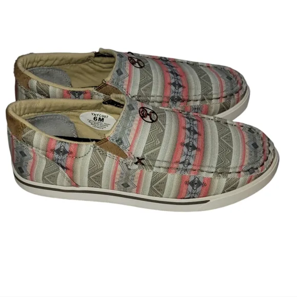 Twisted X Hooey Slip-On Loper Women Shoes Size 6M YHYCOO7