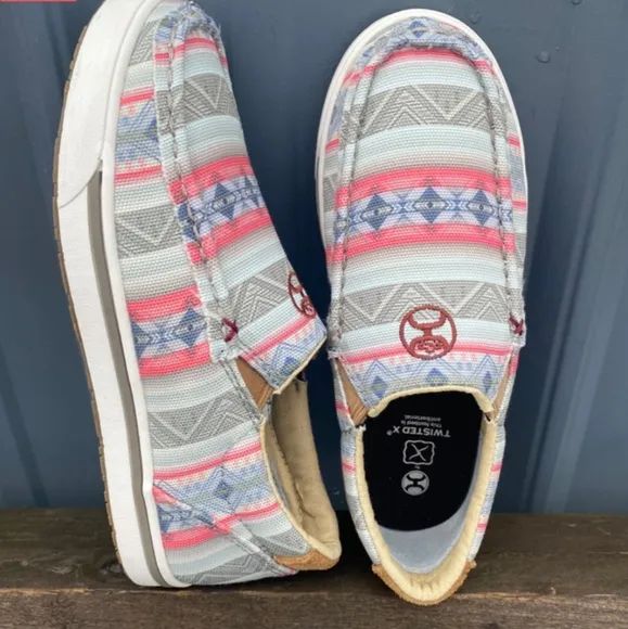 Twisted X Hooey Slip-On Loper Women Shoes Size 6M YHYCOO7
