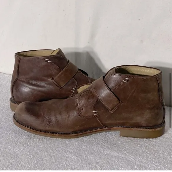 UGG Australia Graham Espresso Leather Ankle Boots 9.5