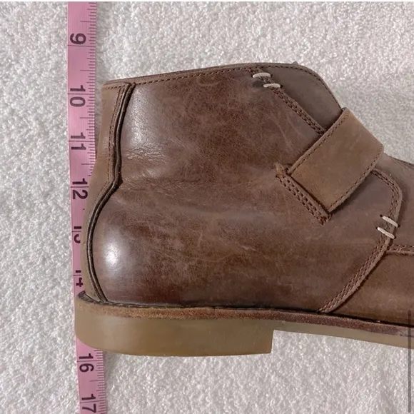 UGG Australia Graham Espresso Leather Ankle Boots 9.5