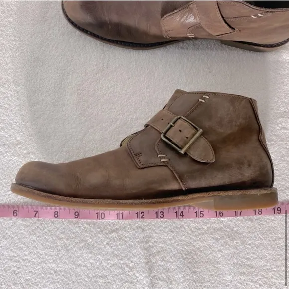 UGG Australia Graham Espresso Leather Ankle Boots 9.5