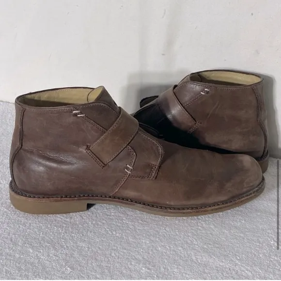 UGG Australia Graham Espresso Leather Ankle Boots 9.5