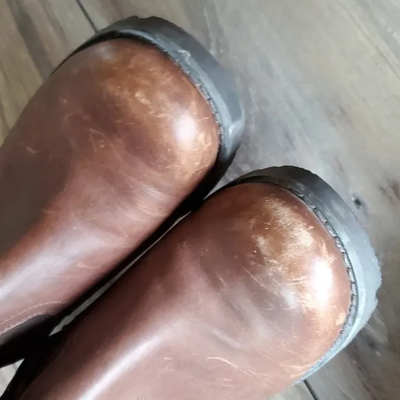 Ugg Australia Women Bellvue II Leather Ankle Booties shoes sz 7.5